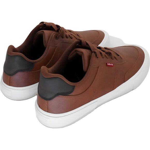 Levi\'s Men\'s Munro Lace-Up Sneakers Brown 9.5M